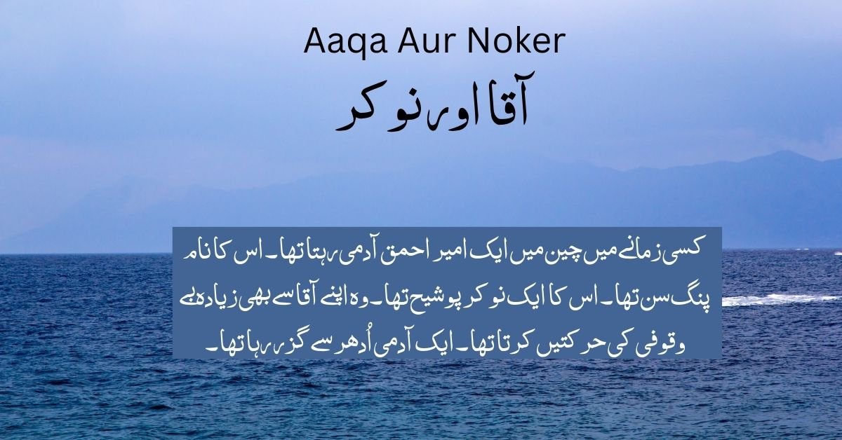 Aaqa Aur Noker آقا اور نوکر